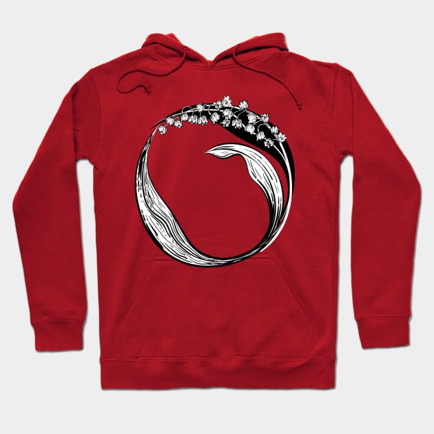 Lily Of The Valley Infinity Circle Hoodie by SWON Design